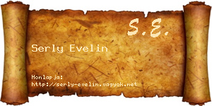 Serly Evelin névjegykártya
